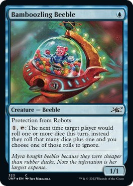 Bamboozling Beeble (Galaxy Foil) (Unfinity) Light Play Foil