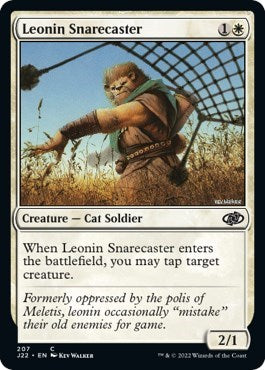 Leonin Snarecaster (Jumpstart 2022) Medium Play