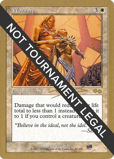 Worship - 2000 Nicolas Labarre (USG) (SB) (World Championship Decks) Medium Play