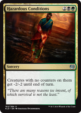Hazardous Conditions (Kaladesh) Near Mint