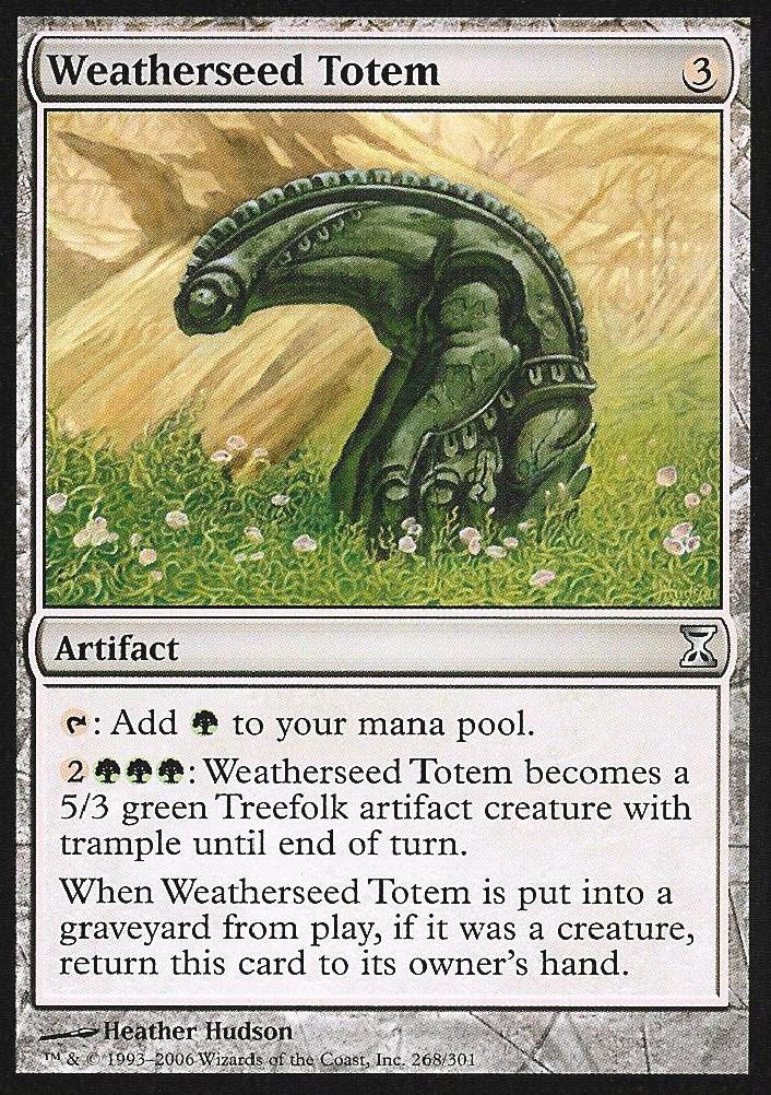 Weatherseed Totem (Time Spiral) Heavy Play Foil