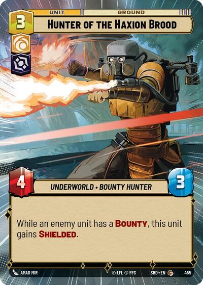 Hunter of the Haxion Brood (Hyperspace) (Shadows of the Galaxy) Near Mint Foil