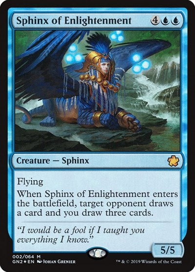 Sphinx of Enlightenment (Magic Game Night 2019) Light Play Foil