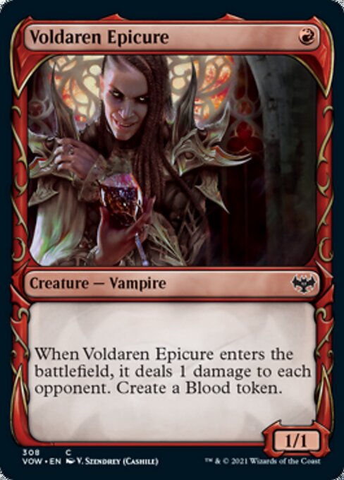 Voldaren Epicure (Showcase) (Innistrad: Crimson Vow) Light Play Foil