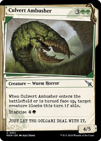 Culvert Ambusher (Showcase) (Murders at Karlov Manor) Near Mint Foil
