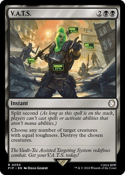 V.A.T.S. (Universes Beyond: Fallout) Light Play Foil