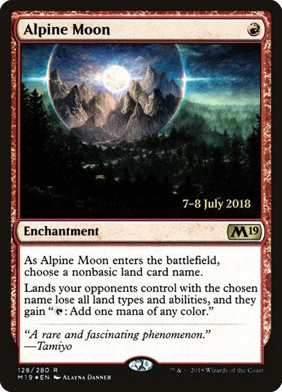 Alpine Moon (Promos: Prerelease Cards) Medium Play Foil
