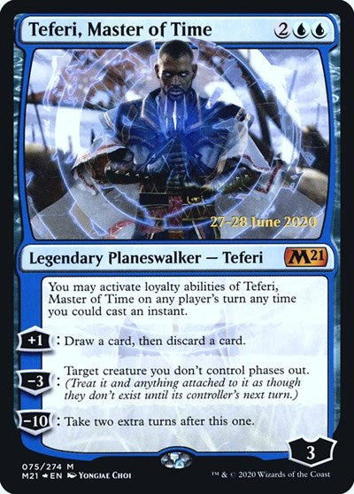 Teferi, Master of Time (Promos: Prerelease Cards) Near Mint Foil