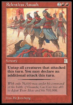 Relentless Assault (Portal Three Kingdoms) Near Mint