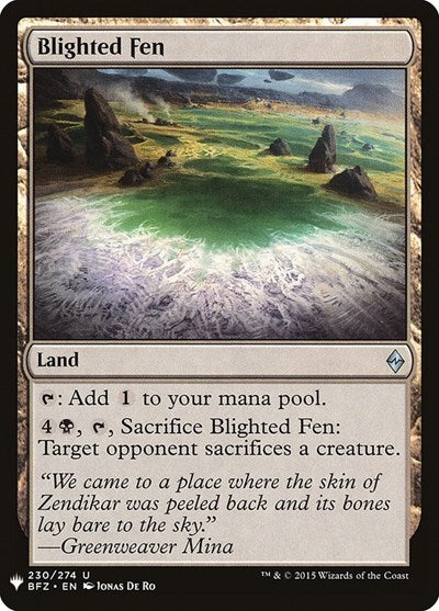 Blighted Fen (Mystery Booster) Near Mint