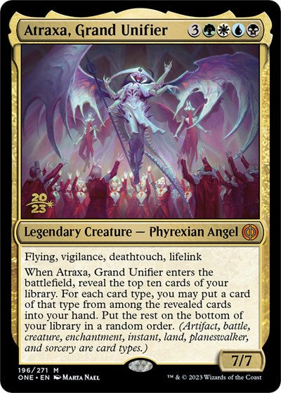 Atraxa, Grand Unifier (Promos: Prerelease Cards) Near Mint Foil