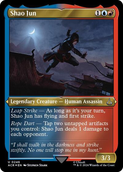 Shao Jun (Foil Etched) (Universes Beyond: Assassin's Creed) Near Mint Foil