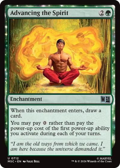 Advancing the Spirit (Commander: Marvel Super Heroes) Near Mint