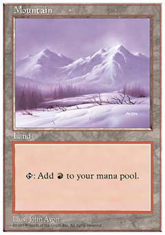 Mountain (5th Edition) Light Play