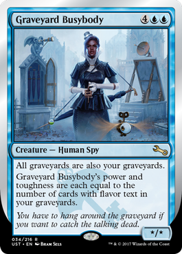 Graveyard Busybody (Unstable) Light Play