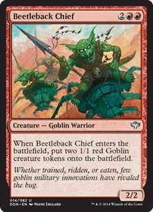 Beetleback Chief (Duel Decks: Speed vs Cunning) Medium Play