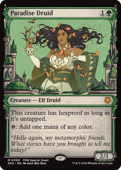 Paradise Druid (Showcase) (Special Guests) Near Mint