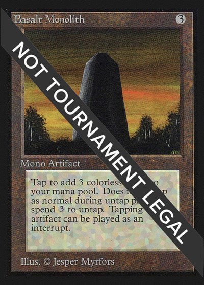 Basalt Monolith (IE) (International Edition) Light Play