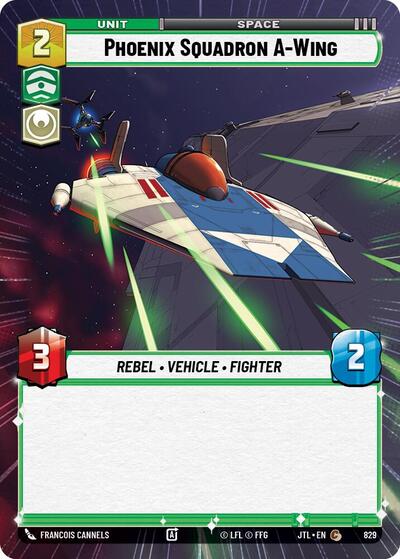 Phoenix Squadron A-Wing (Hyperspace Foil) (Jump to Lightspeed) Near Mint Foil
