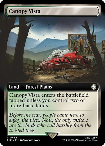 Canopy Vista (Extended Art) (Universes Beyond: Fallout) Near Mint Foil