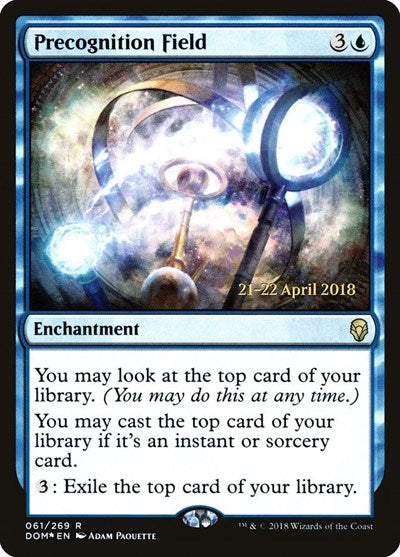 Precognition Field (Promos: Prerelease Cards) Light Play Foil