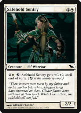 Safehold Sentry (Shadowmoor) Light Play Foil
