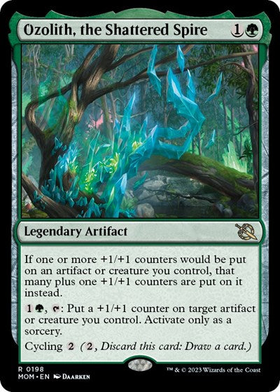 Ozolith, the Shattered Spire (March of the Machine) Light Play Foil