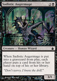Sadistic Augermage (Ravnica) Light Play Foil