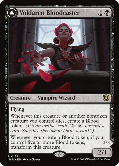 Voldaren Bloodcaster (Innistrad Remastered) Near Mint Foil