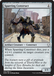Sparring Construct (Dominaria) Light Play