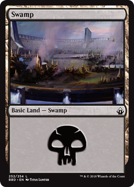 Swamp (Battlebond) Near Mint Foil