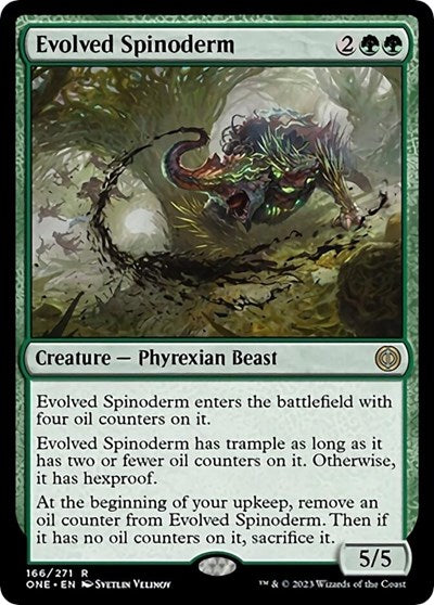 Evolved Spinoderm (Phyrexia: All Will Be One) Medium Play