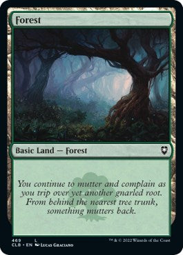 Forest (469) (Commander Legends: Battle for Baldur's Gate) Light Play Foil