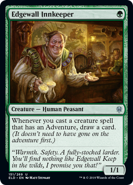Edgewall Innkeeper (Throne of Eldraine) Medium Play Foil
