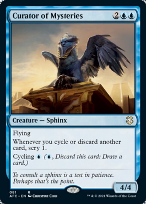 Curator of Mysteries (Commander 2021 Forgotten Realms) Light Play