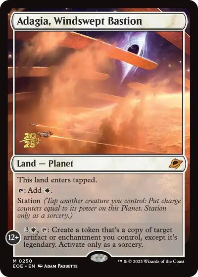 Adagia, Windswept Bastion (Promos: Prerelease Cards) Near Mint Foil