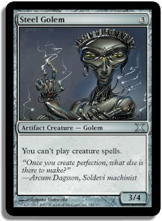 Steel Golem (10th Edition) Damaged / Poor