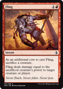 Fling (Amonkhet) Near Mint Foil
