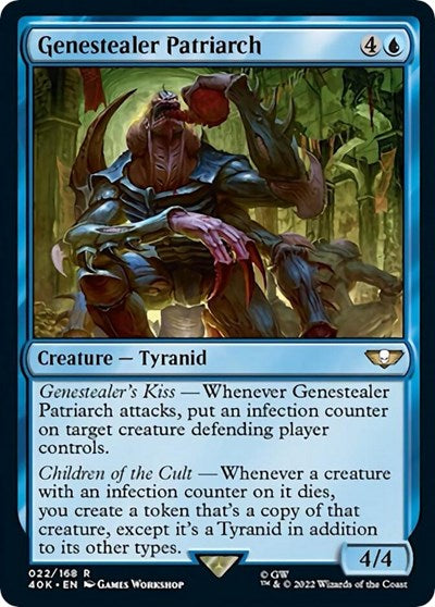 Genestealer Patriarch (Surge Foil) (Universes Beyond: Warhammer 40K) Light Play Foil