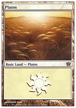 Plains (333) (9th Edition) Near Mint Foil