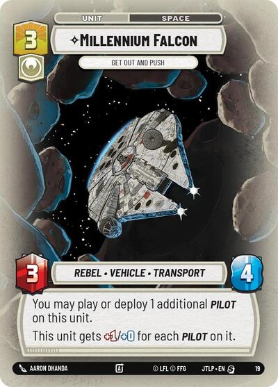 Millennium Falcon Get Out And Push (Jump to Lightspeed - Weekly Play Promos) Near Mint