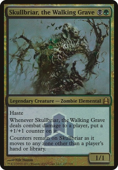Skullbriar, the Walking Grave (Commander Launch Promo) (Oversize Cards) Near Mint Foil