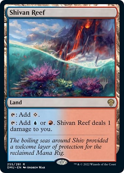 Shivan Reef (Promo Pack: Dominaria United) Near Mint Foil