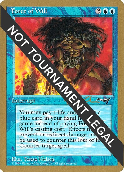 Force of Will - 1997 Paul McCabe (ALL) (World Championship Decks) Medium Play