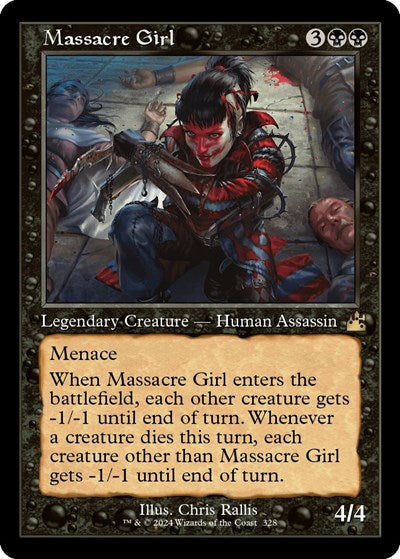 Massacre Girl (Retro Frame) (Ravnica Remastered) Near Mint