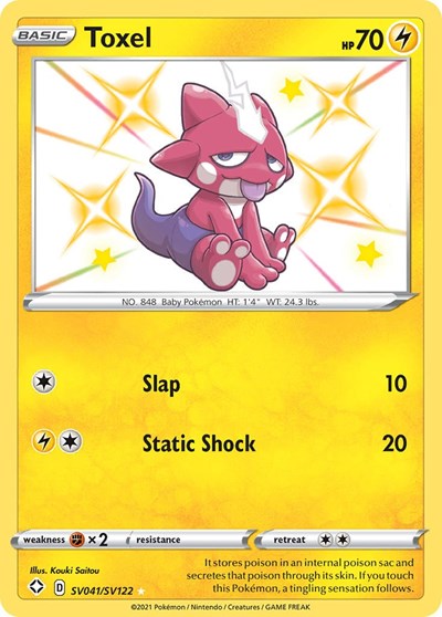 Toxel (Shining Fates: Shiny Vault) Near Mint Holofoil