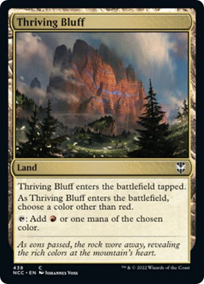 Thriving Bluff (Commander: Streets of New Capenna) Light Play