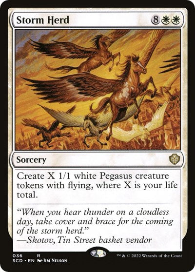 Storm Herd (Commander 2022 Starter Decks) Near Mint