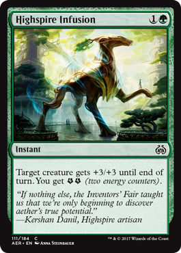 Highspire Infusion (Aether Revolt) Near Mint Foil