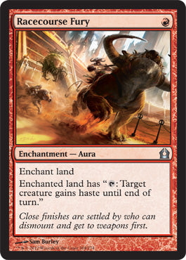 Racecourse Fury (Return to Ravnica) Medium Play Foil